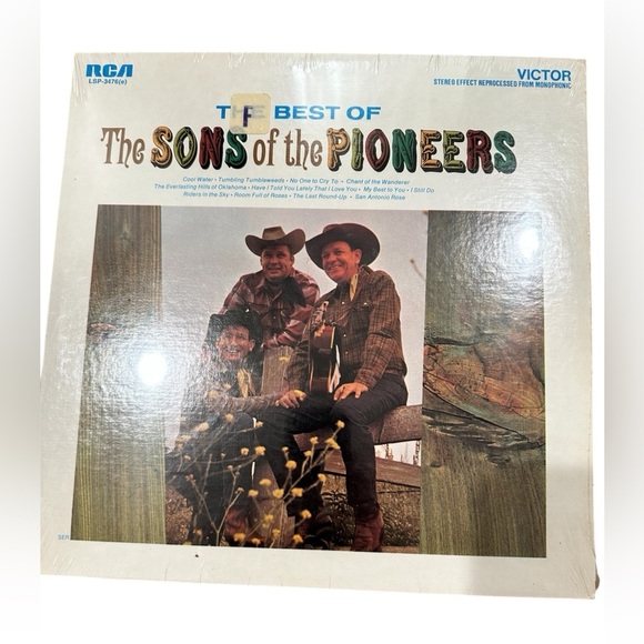 1966 NEW-SEALED FLAWLESS The Best of The Sons of the Pioneers Vinyl Record - Picture 2 of 7